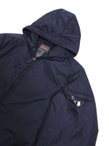 Prada Navy Insulated Hooded Jacket Size XXL