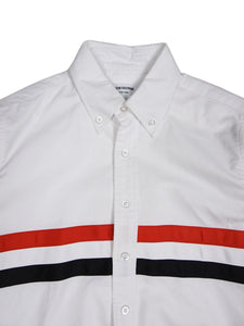 Thom Browne White Tricolour Oxford Shirt Size 1