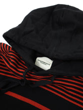 Load image into Gallery viewer, Takahiromiyashita The Soloist Striped Hoodie Black/Red Size 52 (XL)
