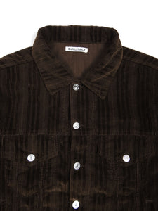 Our Legacy Brown Corduroy Crush Jacket Size 48