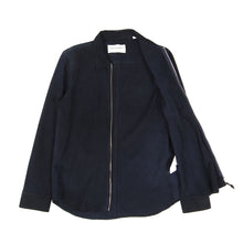 Load image into Gallery viewer, Our Legacy Navy Suede Zip Jacket Size 46
