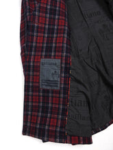 Load image into Gallery viewer, John Galliano Red/Navy Check Wool Peacoat Size 48
