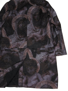 Givenchy Silk Virgin Mary Coat Size 48