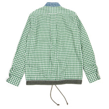 Load image into Gallery viewer, Sacai Green Check Button Up Size 2
