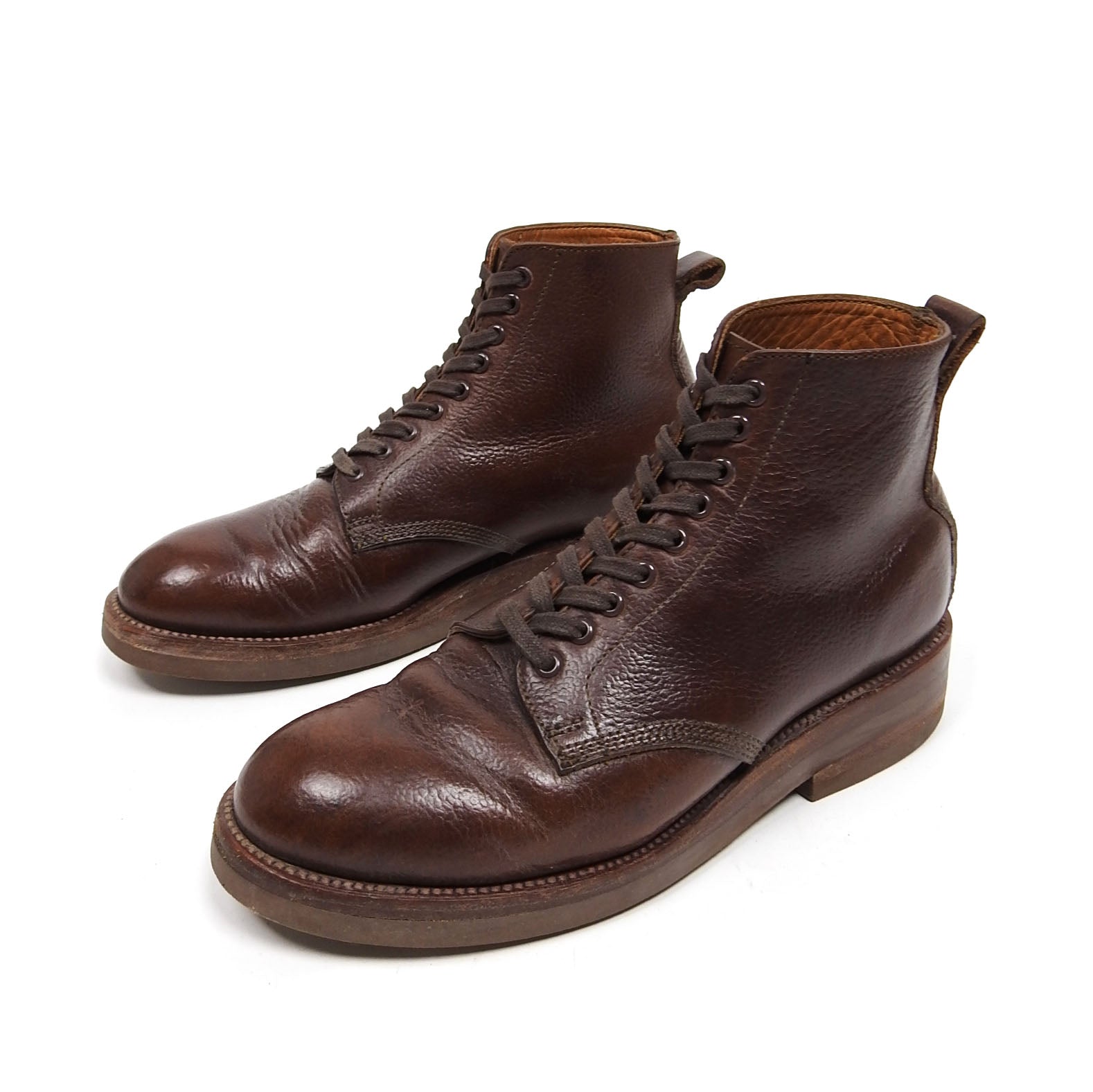 Yuketen Brown Leather Eric Boot Size – I Miss You MAN