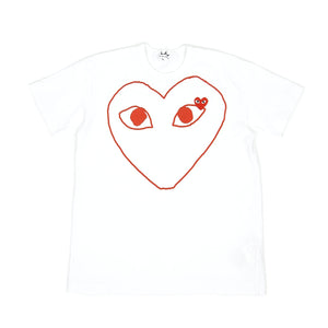 CDG Play White 2016 Graphic Tee Size XL