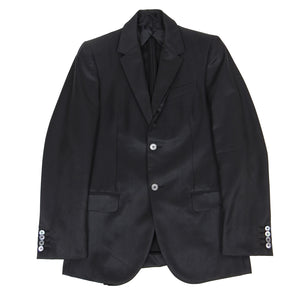 Alexander McQueen Black Double Lapel Blazer Size 48