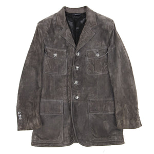 Tom Ford Grey Suede Jacket Size 50 (Large)