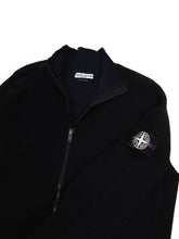 Load image into Gallery viewer, Stone Island Black Cashmere Zip Sweater Size Large
