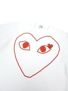 CDG Play White 2016 Graphic Tee Size XL