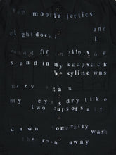 Load image into Gallery viewer, Ann Demeulemeester Black Text Shirt Size Medium
