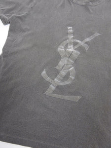Yves Saint Laurent Rive Gauche Grey Logo Tee Size XL