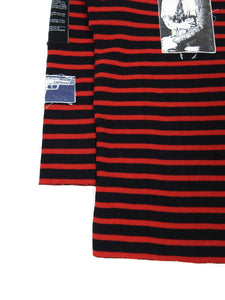 Raf Simons AW'01 Riot Riot Riot Patch Turtleneck Sweater Size 46