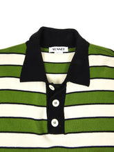 Load image into Gallery viewer, Sunnei Stripe Knit Polo Size Medium
