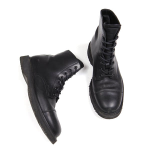 Prada Black Combat Boots Size 9