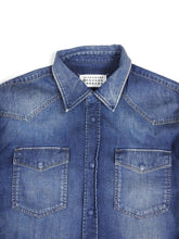 Load image into Gallery viewer, Maison Margiela Denim Snap Button Western Shirt Size 48
