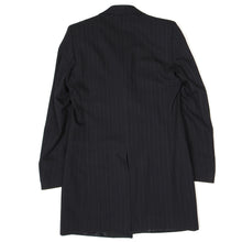 Load image into Gallery viewer, Dolce &amp; Gabbana Black Pinstripe Coat Size 48
