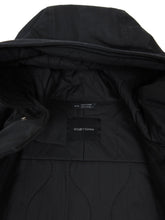 Load image into Gallery viewer, Wings + Horns Black Hooded Coat Size Medium
