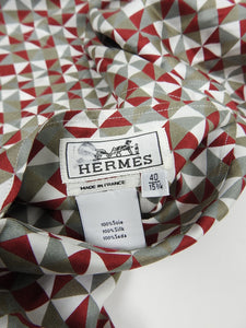 Hermes Silk Reversible Bomber Jacket Size 48