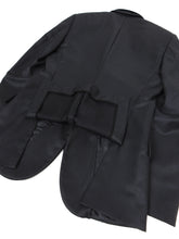 Load image into Gallery viewer, Alexander McQueen Black Double Lapel Blazer Size 48
