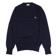 Load image into Gallery viewer, Vivienne Westwood Navy Orb Sweater Fits S/M
