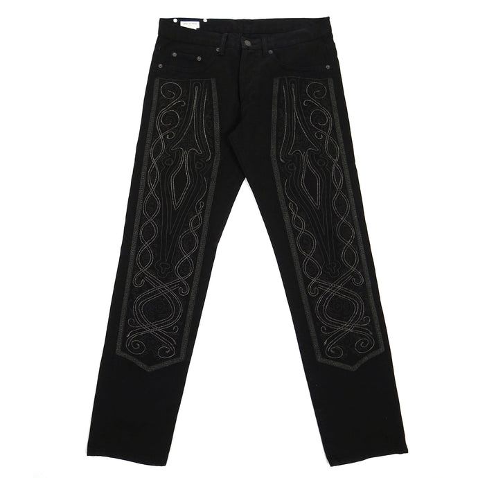 Dries Van Noten Embroidered Denim Size 32