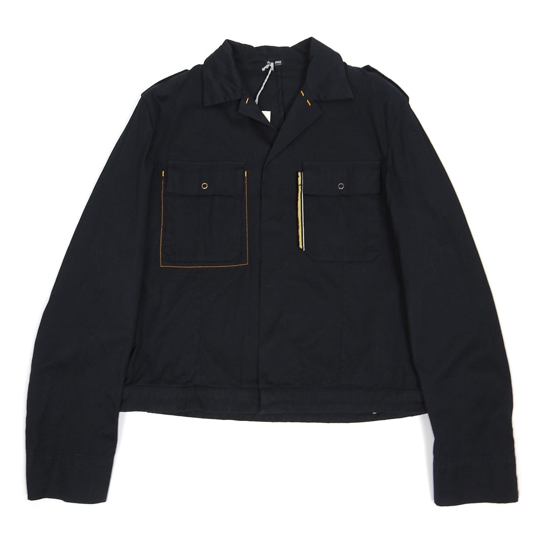 Miu Miu Black Snap Button Jacket Size XL