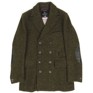 Nigel Cabourn 1940s DB Harris Tweed Coat Size 46