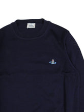 Load image into Gallery viewer, Vivienne Westwood Navy Orb Sweater Fits S/M
