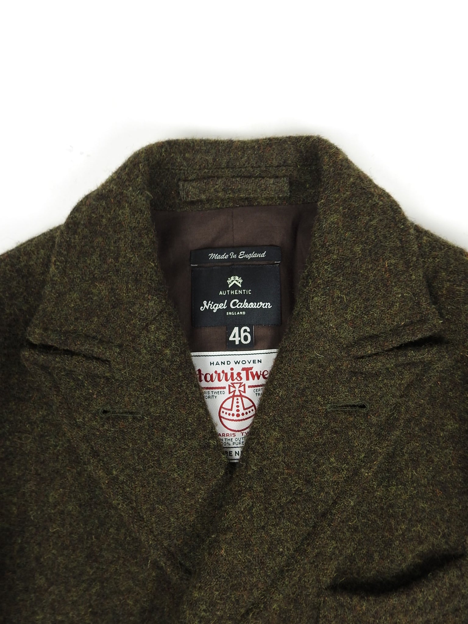 Nigel Cabourn 1940s DB Harris Tweed Coat Size 46 – I Miss You MAN