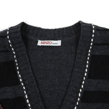 Load image into Gallery viewer, Kenzo Grey Knit Vest Size Large
