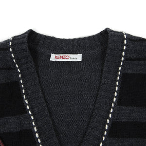 Kenzo Grey Knit Vest Size Large