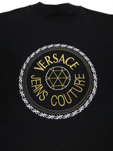 Load image into Gallery viewer, Versace Jeans Couture Embroidered Black LS Tee Size Large
