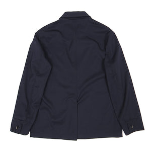 Barena Navy Chore Jacket Size 48 (Medium)