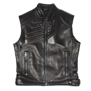 Gucci AW’00 Leather Moto Vest Size 48