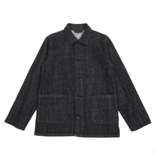 Load image into Gallery viewer, A.P.C Black Denim Chore Jacket Size Medium
