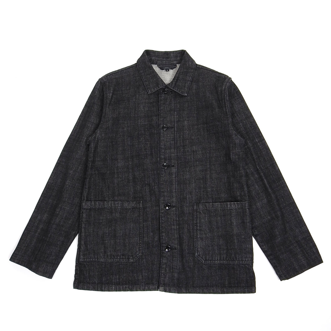 A.P.C Black Denim Chore Jacket Size Medium
