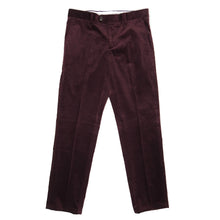 Load image into Gallery viewer, Brunello Cucinelli Wine Corduroy Pants Size 46 (30)
