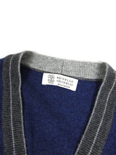 Load image into Gallery viewer, Brunello Cucinelli Blue Cashmere Cardigan Size 56
