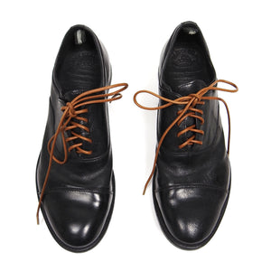 Officine Black Leather Oxford Size 40 (US 7)