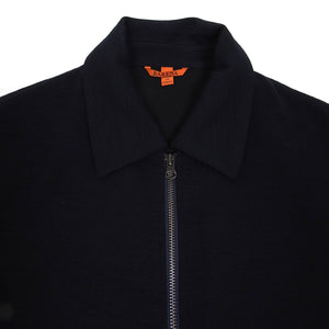 Barena Navy Zip Coach Jacket Size 48