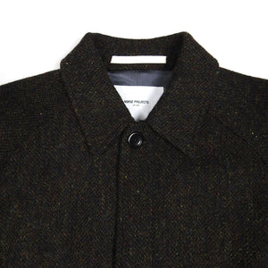 Norse Projects x Harris Tweed x Goretex Green Overcoat Size Small