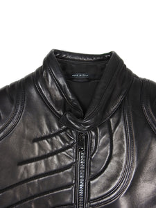 Gucci AW’00 Leather Moto Vest Size 48