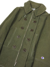 Load image into Gallery viewer, Junya Watanabe AD2006 Champion Reverse Weave Military Coat Size Medium
