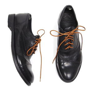 Officine Black Leather Oxford Size 40 (US 7)