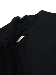 CDG SHIRT Black Peephole Sweater Size Medium