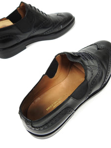 Dries Van Noten Black Slip on Brogue Size 44