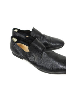 Officine Creative Black Pebble Leather Loafer Size 42
