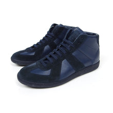 Load image into Gallery viewer, Maison Margiela Navy High Top GAT Sneakers Size 43
