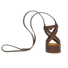 Load image into Gallery viewer, Gucci Vintage Brown Leather Bottle Holder
